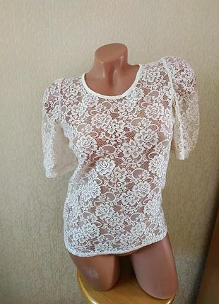 Футболка/блуза кружево forming