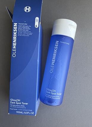 Olehenriksen transform glow 2oh dark spot toner тонік для шкіри проти темних плям