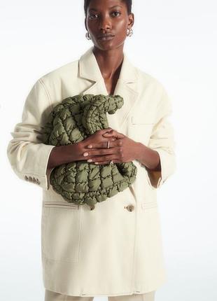 Сумка cos mini quilted green