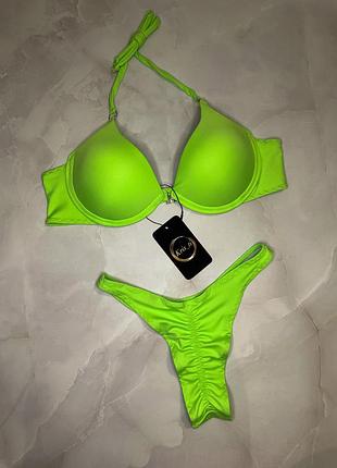 7 кольорів купальник із твердою чашкою пуш ап чашка анжеліка 2 d push-up балконет танго бр...