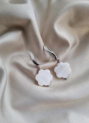 Серьги из перламутра Ракушки