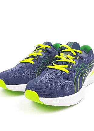 Кроссовки мужские asics gel-cumulus 25 синие, текстиль, весна-лето, размер 41-46, новые, иод11481