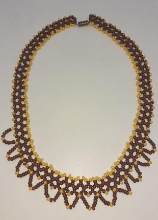 Бусы селянка винтаж