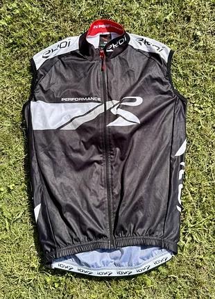 Чоловіча веложилетка, велоформа з віндстопером ekoi