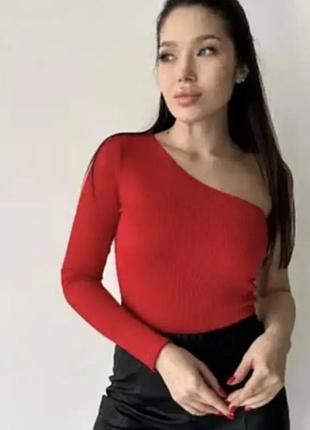 Новый эластичный боди на одно плечо 1+1=3🎁на все❗