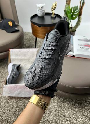 Кроссовки nike zoom running dark grey 4