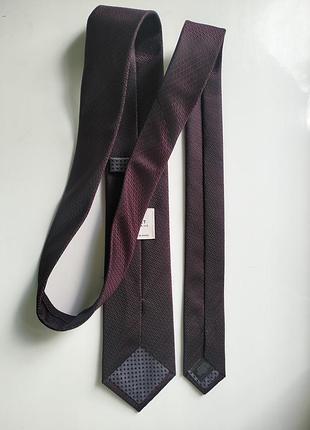 Бордова краватка галстук next tailoring