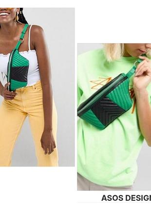 Сумка- бананка женская asos