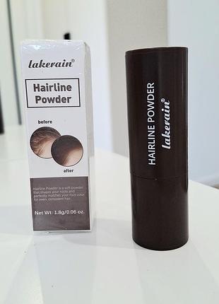Пудра для зафарбовування сивини lakerain (коричневий,чорний)
