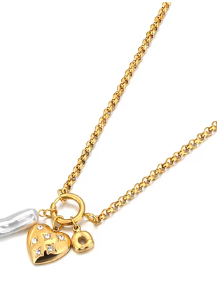 Ланцюжок нержавіюча сталь stainless steel три кулони