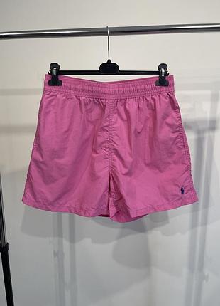 Пляжные шорты спортивные розовые polo ralph lauren плавки