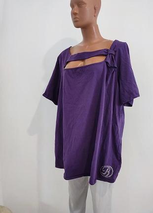 Шикарна футболка-великі розміри 3xl-6xl