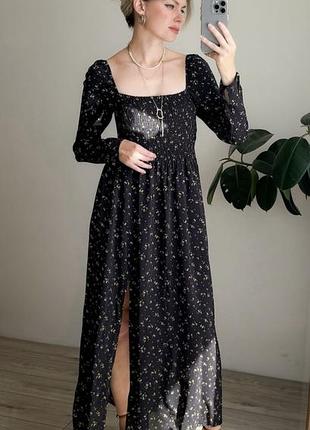 Сукня з квадратним вирізом h&m