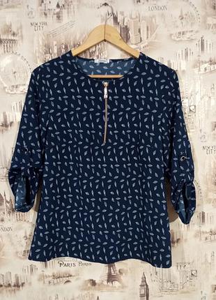 Жіноча стильна літня легка блуза розмір м