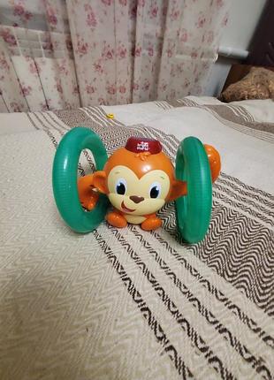 Развивающая игрушка bright starts "обезьянка на кольцах" сша оригинал