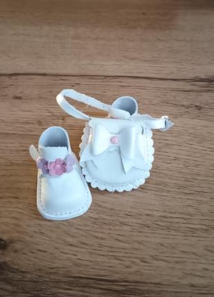 Сумочка из натуральной кожи для кукол