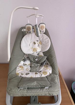 Кресло-кроватка-качалка joie, с музыкой и вибрацией для укачивания