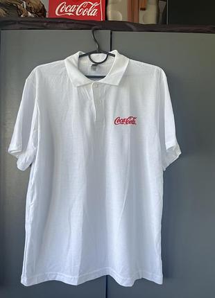 Футболка поло coca cola