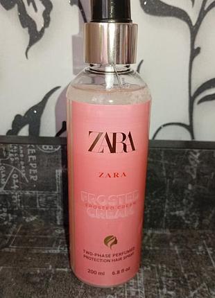 Зара фростед zara frosted cream спрей двухфазный для волос 2 в 1,спрей термозахист для волосся