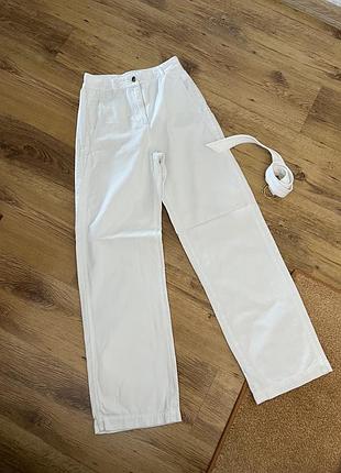 Штани котон, штаны, брюки, брюкы, котонові штани, джинс 34 розмір zara
