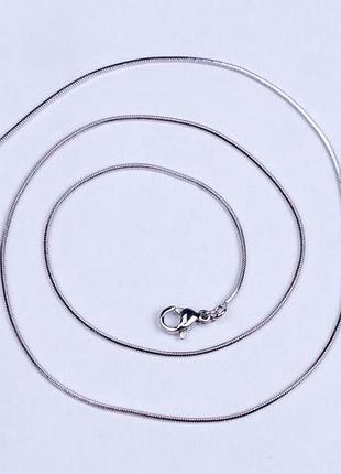 Ланцюжок жіночій ювелірний шнур, родований