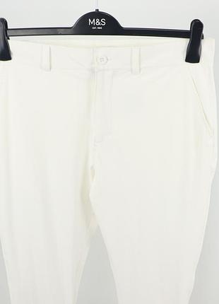 Чоловічі білосніжні softshell штани lyle & scott2 фото