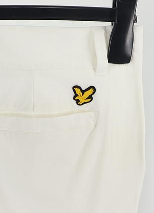 Чоловічі білосніжні softshell штани lyle & scott7 фото