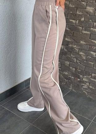 Жіночі льняні штани від 42 до 52 розміру