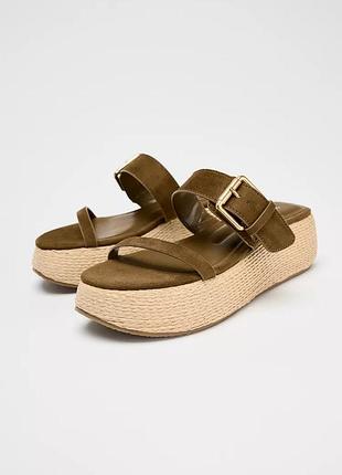 Босоніжки жіночі на платформі zara new