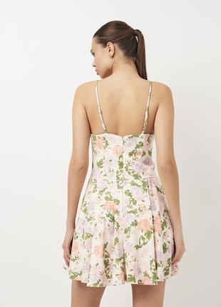 Сарафан zara квітковий принт