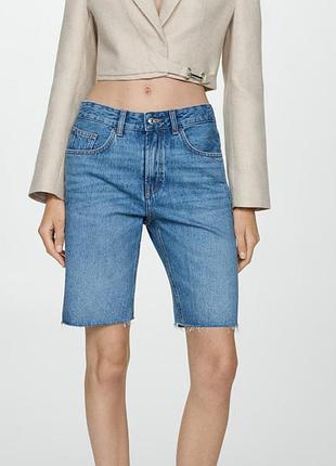 Джинсовые шорты бермуды mango 36, 38, 40