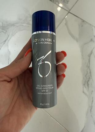Zein obagi gel sunscreen broad-spectrum spf 50 - сонцезахисний водостійкий гель для обличчя