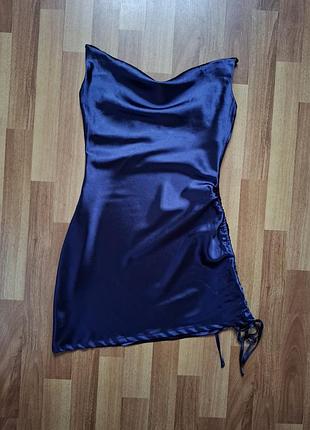 Мини платье в бельевом стиле shein