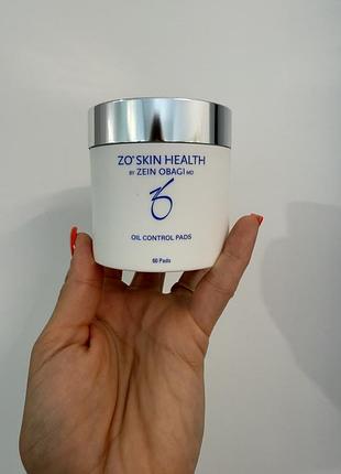 Oil control pads zo® оіл контрол педс серветки для шкіри