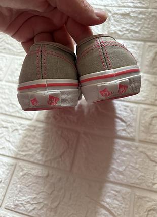 Vans. кеди на дівчинку 8