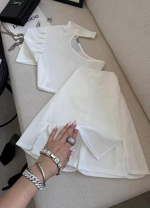 Женский стильный костюм двойка