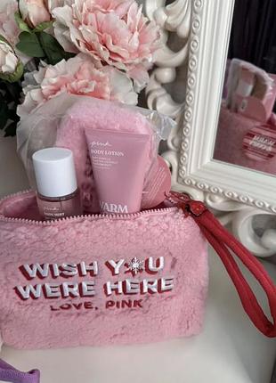Подарунковий набір victoria's secret warm & cozy 4-piece gift bag