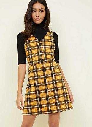 Сарафан в клетку