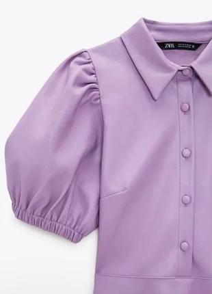 Сукня zara з еко шкіри