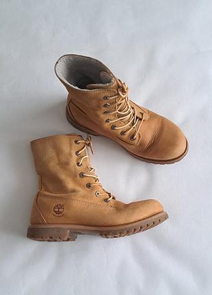 Черевики зимові руді коричневі жіночі timberland утеплені