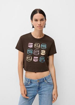 Футболка bershka топ