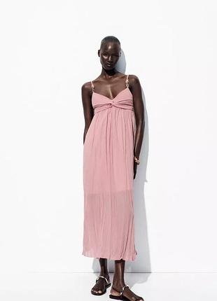 Сукня жіноча рожева zara new