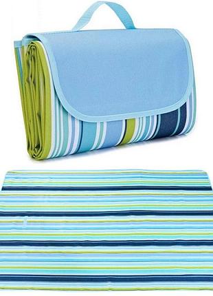 Килимок для пікніка водонепроникне покривало плед на природу підстилка непромокальна для пляжу