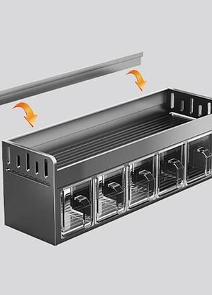 Підвісна полиця для спецій - органайзер для спецій на кухні