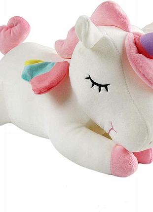 Мягкая игрушка единорог-обнимашка 40 см - детская игрушка обнимашка