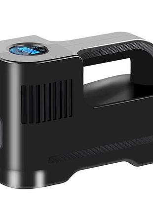 Автомобільний компресор від прикурювача 12в з дисплеєм - насос для авто