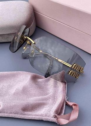 Стильні трендові прозорі окуляри miu