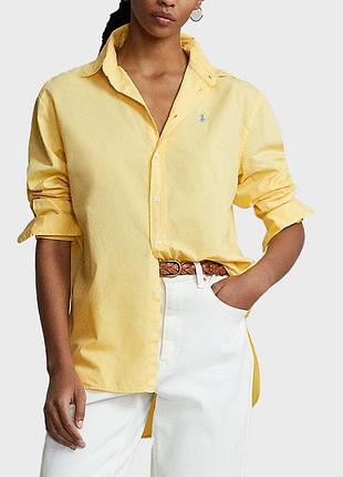 Женская рубашка от polo ralph lauren - 100% хлопок. размер s/m