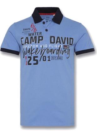 Стильна брендова футболка поло оригінал camp david
