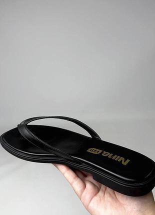 ▪️натуральна шкіра стильні жіночі шкіряні літні шльопанці шльопки капці сланці слайдери бо...